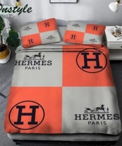 Hermes Limited Luxury Brand Bedding Set Home Decor – Max010135