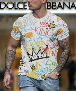 New 2025 – D Luxury Brand Premium T-Shirt Outfit For Men – Max012439