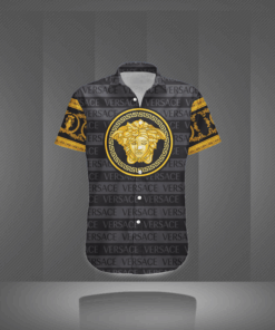VERSACE BUTTON SHIRT Luxury – B9G-GCY-Max4710