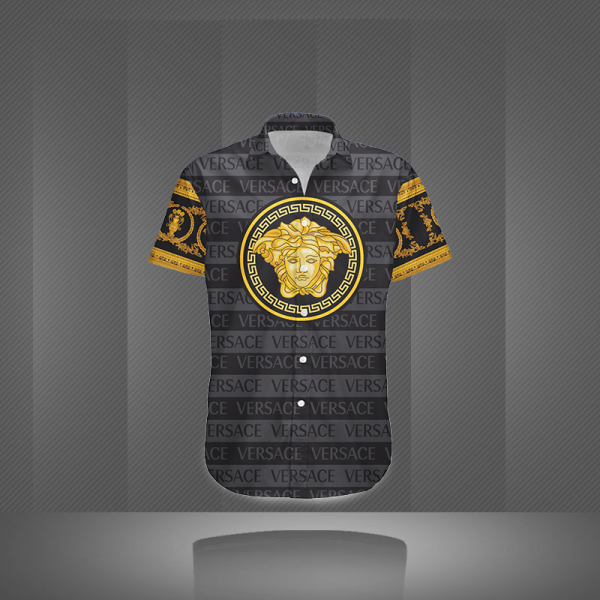 VERSACE BUTTON SHIRT Luxury – B9G-GCY-Max4710