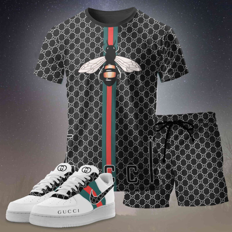 New 2025 – Set G Tracksuit  Air Force 1 & T-shirt & Shorts – chic260409