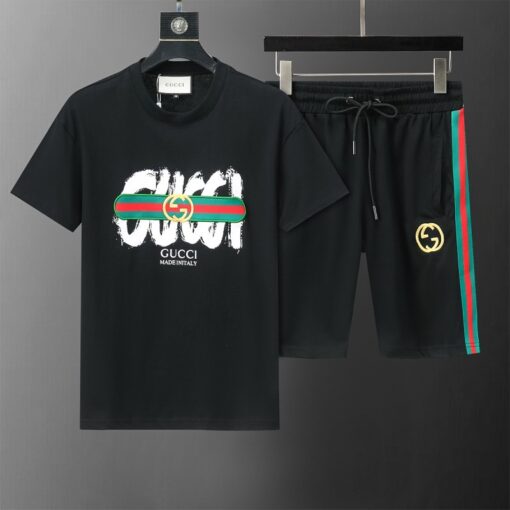 2025 – Set G Tracksuit T-shirt & Shorts –   –Max240511234