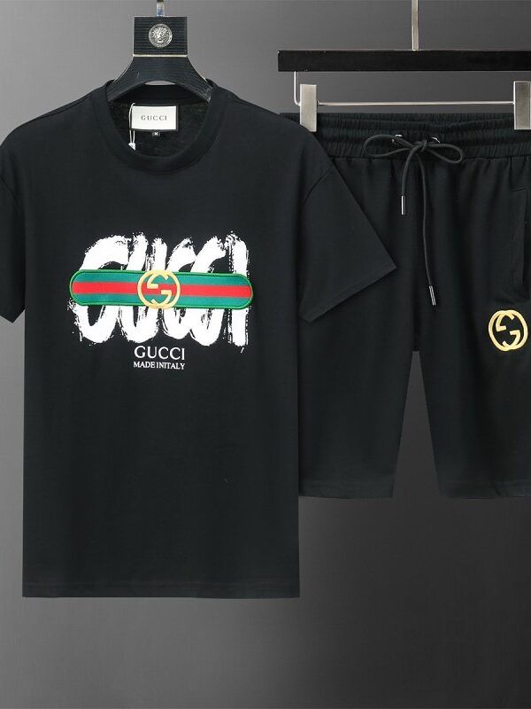 2025 – Set G Tracksuit T-shirt & Shorts –   –Max240511234