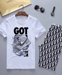 2025 – Set D  Tracksuit T-shirt & Shorts – Max240523539