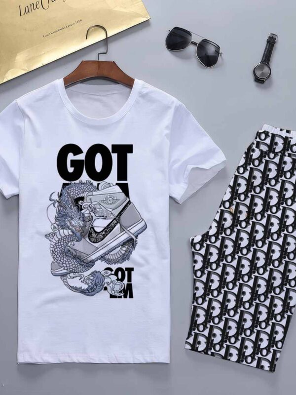 2025 – Set D  Tracksuit T-shirt & Shorts – Max240523539