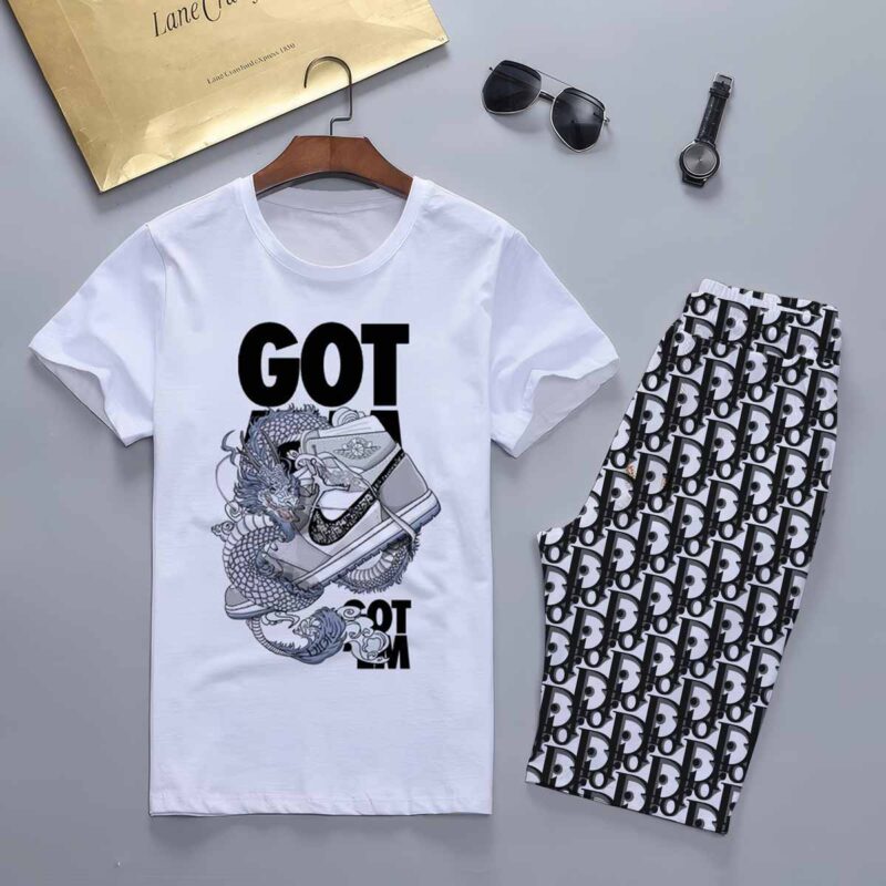 2025 – Set D  Tracksuit T-shirt & Shorts – Max240523539