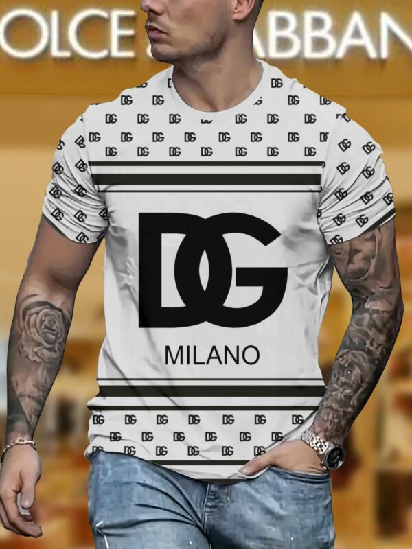 New 2025 – D Luxury Brand Premium T-Shirt Outfit For Men – Max012478