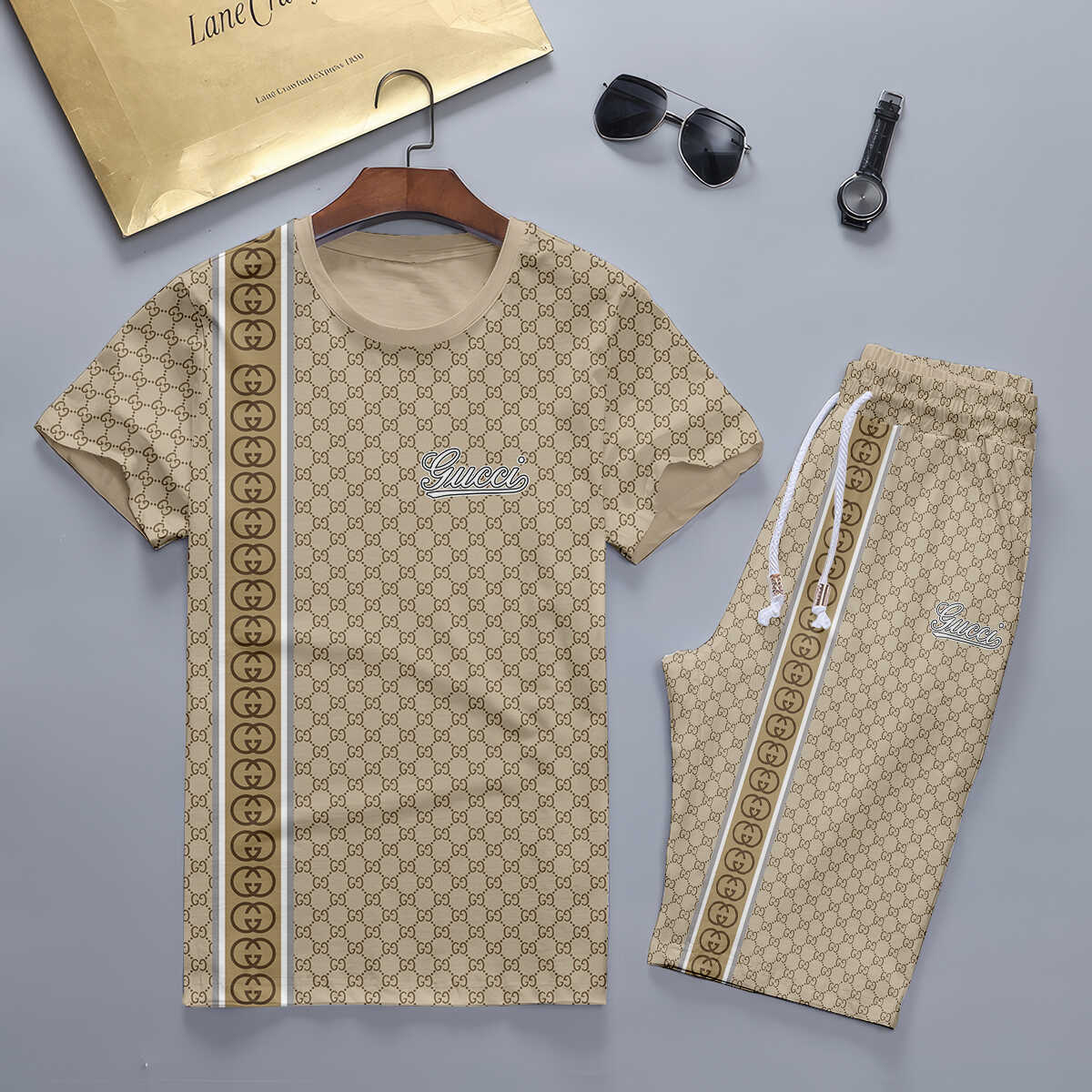 2025 – Set G Tracksuit T-shirt & Shorts –   – TU24051062