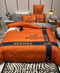 Hermes Limited Luxury Brand Bedding Set Home Decor – Max010063