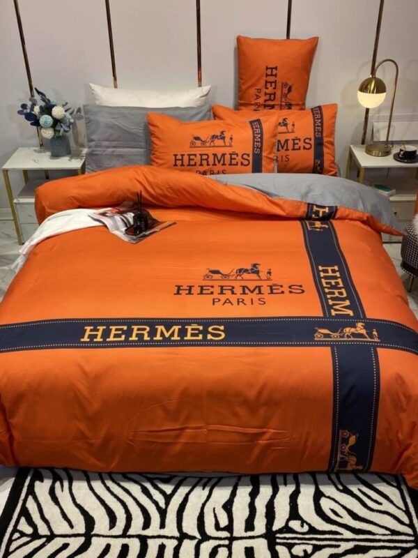 Hermes Limited Luxury Brand Bedding Set Home Decor – Max010063