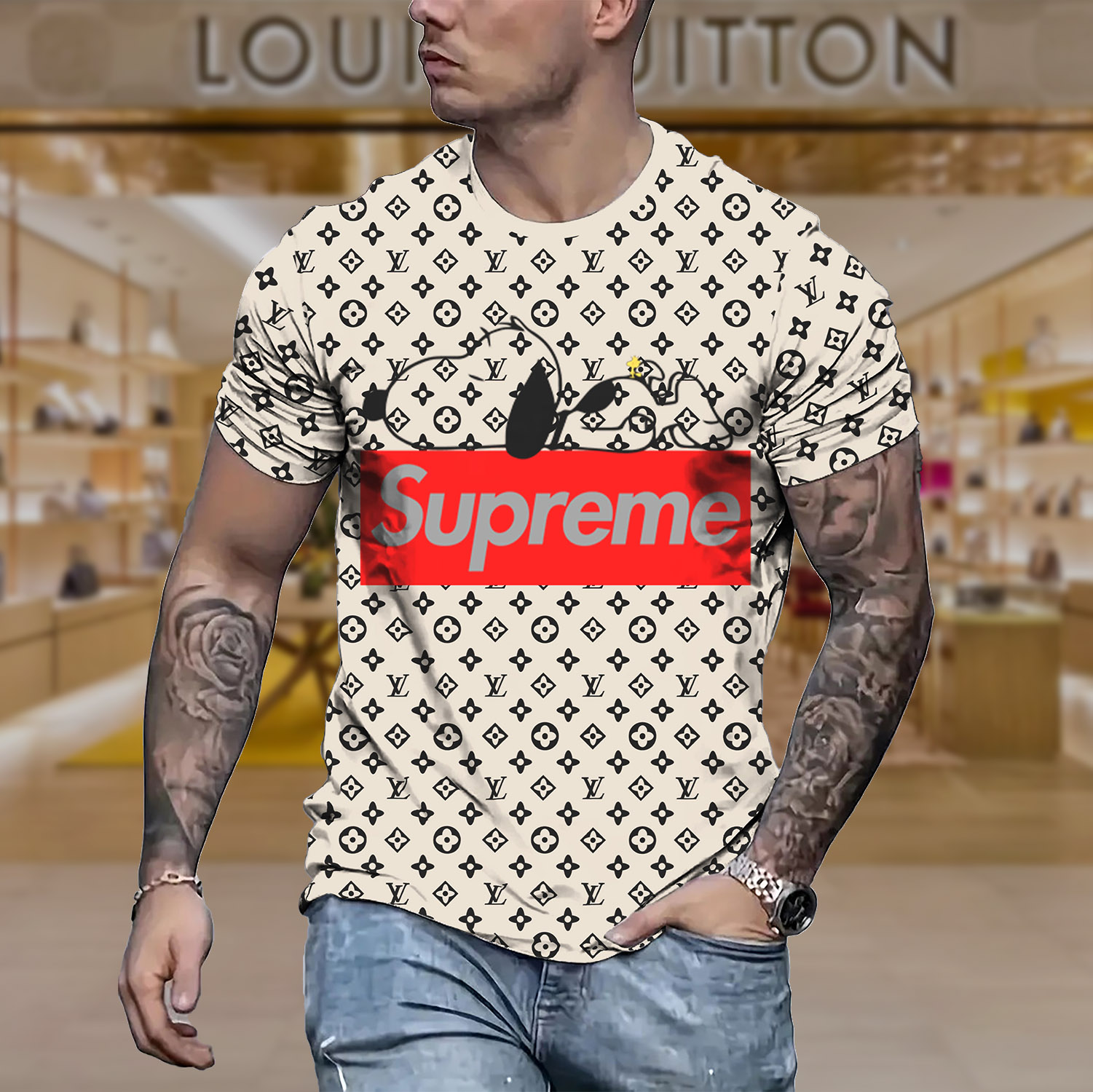 L  Luxury Brand Premium T-Shirt Outfit For Men -Max011466