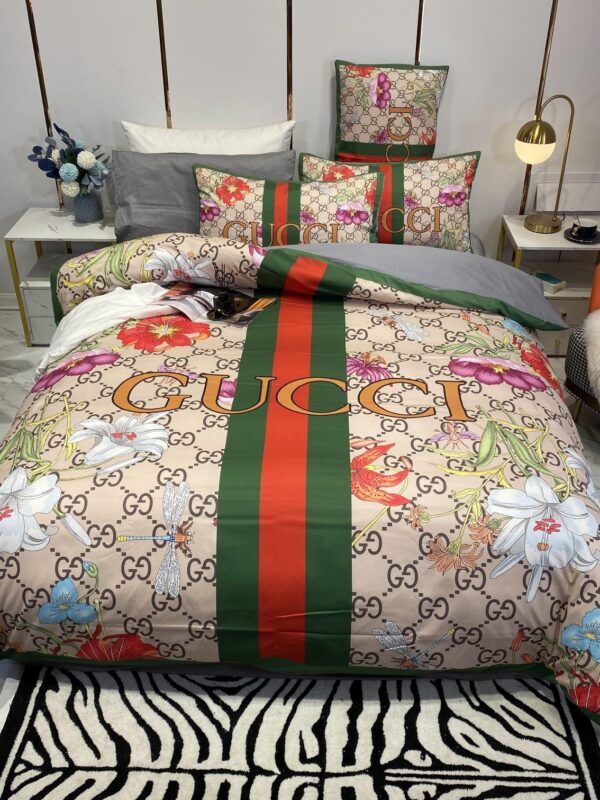 G  Premium Fashion Limited Luxury Brand Bedding Set Home Decor – Min00405