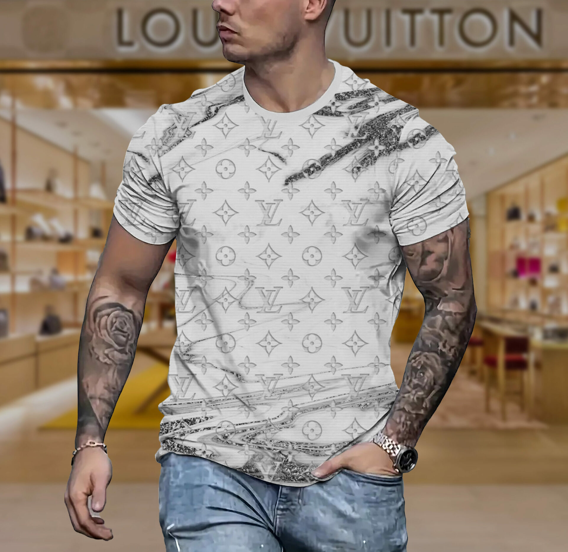 2025 – L  Luxury Brand Premium T-Shirt Outfit For Men -Max011557