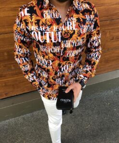 V -Luxury Long Sleeve Shirt CCY Max-Max07249