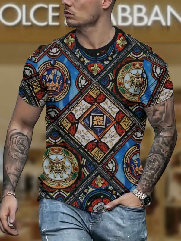 New 2025 – D Luxury Brand Premium T-Shirt Outfit For Men – Max012474