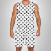 New 2025 – L Luxury Brand Premium Tanktop & Shorts Outfit For Men -Max012601