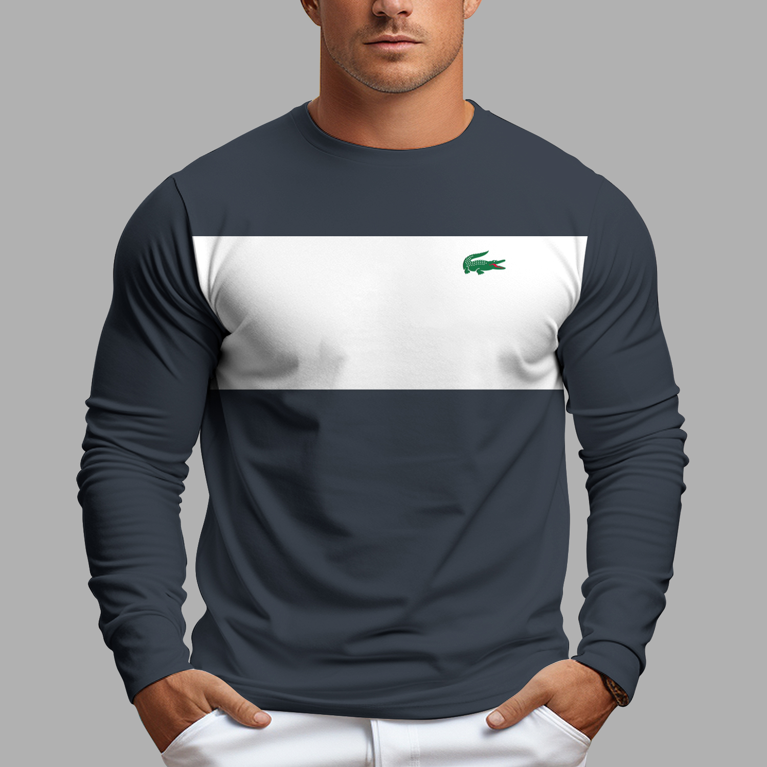 New 2025- Long Sleeves Shirt  for men women luxury brand clothing clothes outfit -TU24120613