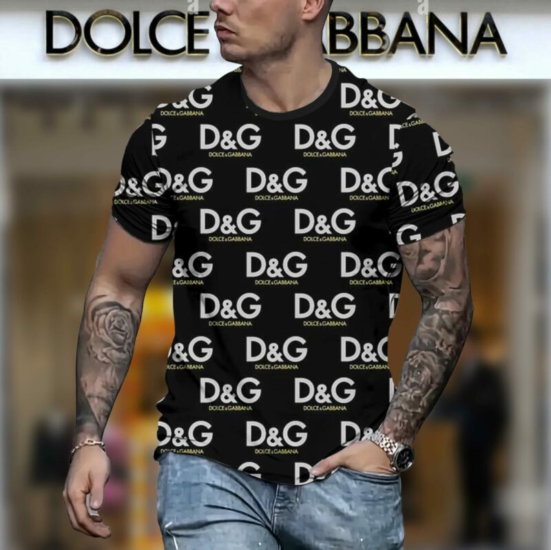 New 2025 – D Luxury Brand Premium T-Shirt Outfit For Men – Max012410