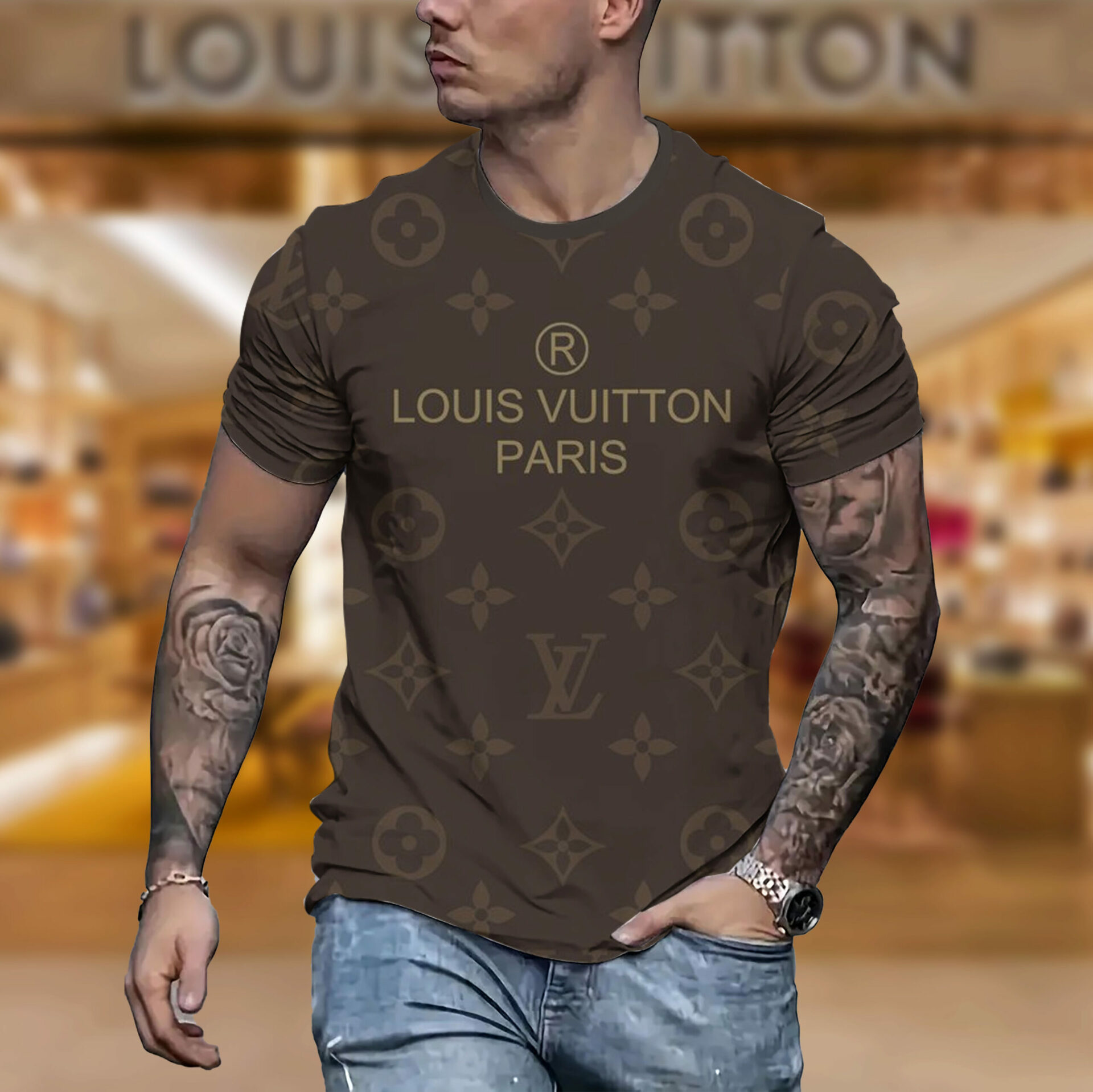 2025 – L  Luxury Brand Premium T-Shirt Outfit For Men -Max011853