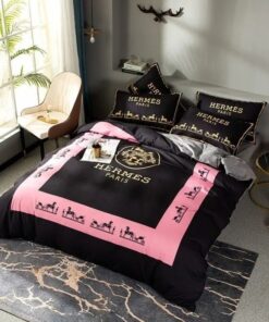 Hermes Limited Luxury Brand Bedding Set Home Decor – Max010125