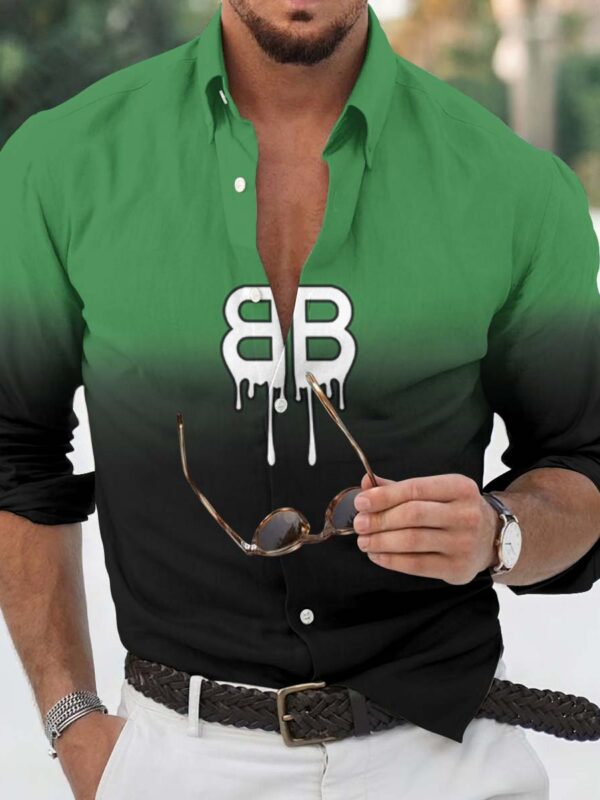 Men’s Long Sleeves Button Down Shirts -TDA002068