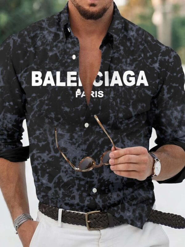 Men’s Long Sleeves Button Down Shirts -TDA002053