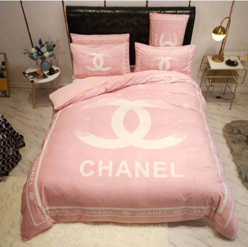 Chanel Premium Fashion Limited Luxury Brand Bedding Set Home Decor -Min00476