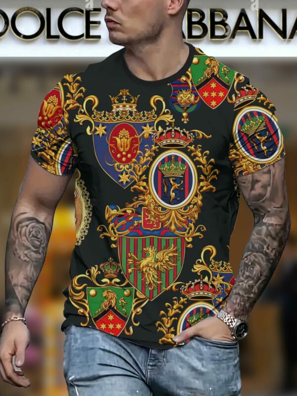 New 2025 – D Luxury Brand Premium T-Shirt Outfit For Men – Max012423