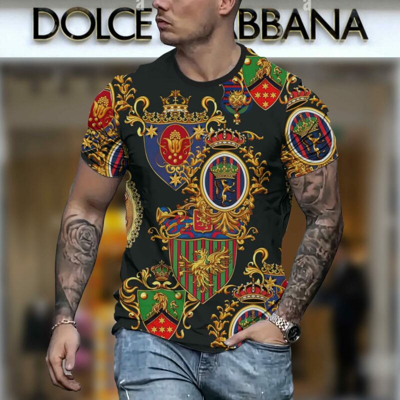 New 2025 – D Luxury Brand Premium T-Shirt Outfit For Men – Max012423