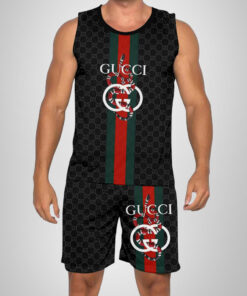 New 2025 -G Luxury Brand Premium Tanktop & Shorts Outfit For Men -Max012644