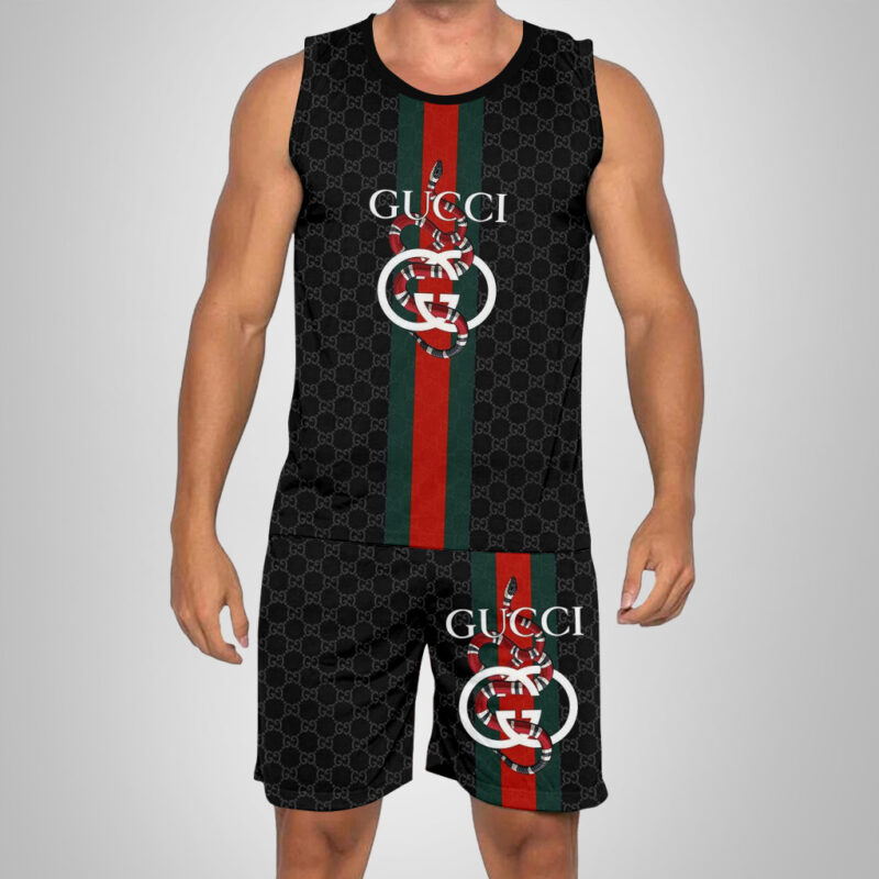 New 2025 -G Luxury Brand Premium Tanktop & Shorts Outfit For Men -Max012644
