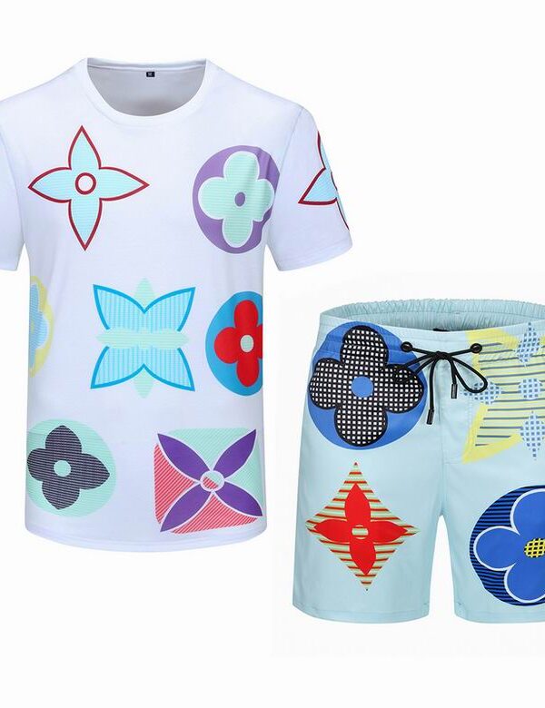 2024 – Set L  Tracksuit T-shirt & Shorts – Max02736