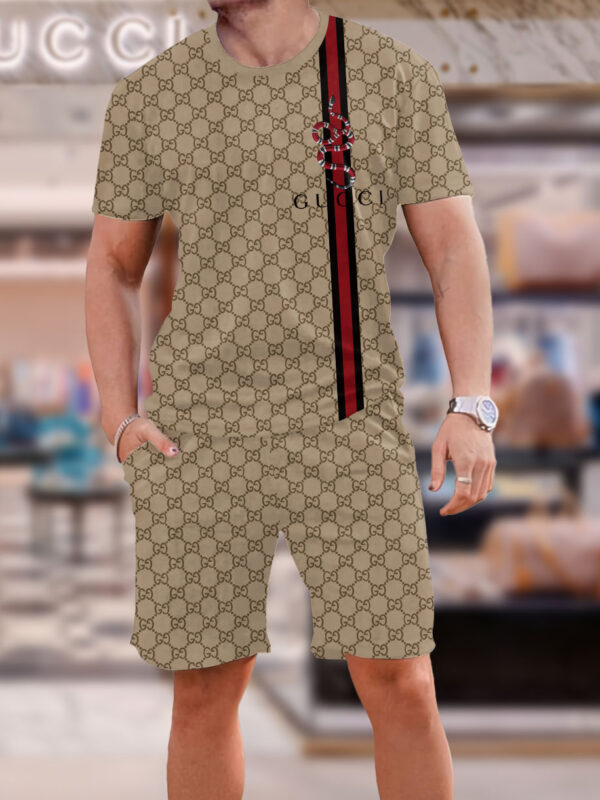 2025 – Set G Tracksuit T-shirt & Shorts –   – Max011956