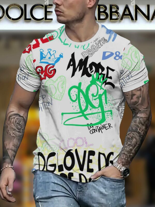 New 2025 – D Luxury Brand Premium T-Shirt Outfit For Men – Max012407