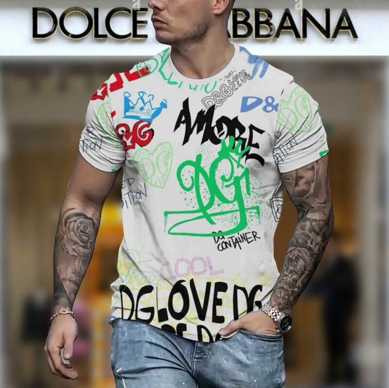 New 2025 – D Luxury Brand Premium T-Shirt Outfit For Men – Max012407