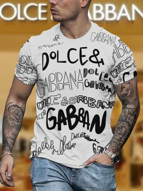 New 2025 – D Luxury Brand Premium T-Shirt Outfit For Men – Max012484