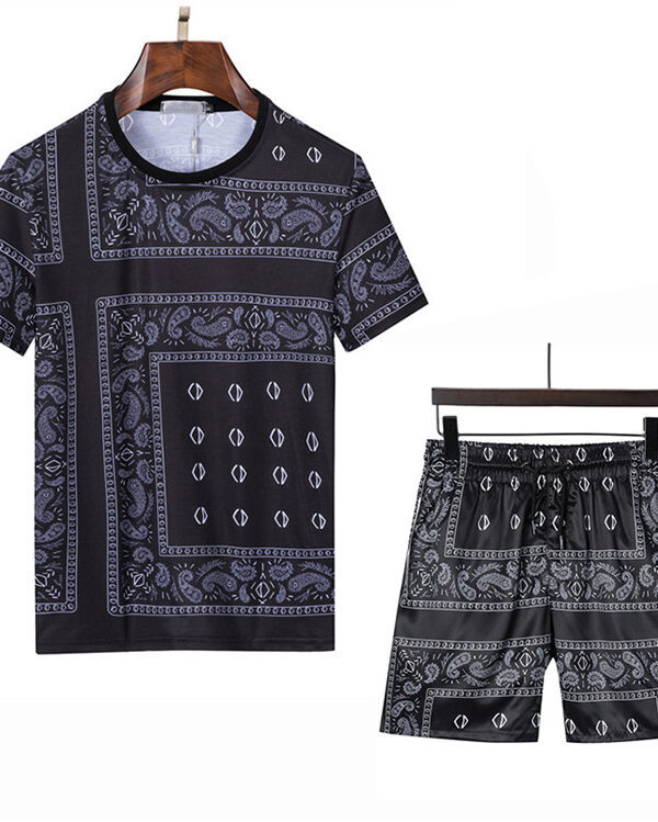 2024 – Set D  Tracksuit T-shirt & Shorts – Max4551