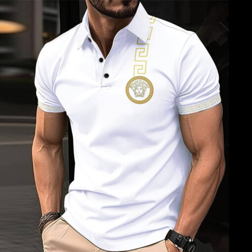Limited Edition V**sace Polo Shirt For Men –  Max2407091576