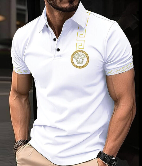 Limited Edition V**sace Polo Shirt For Men –  Max2407091576