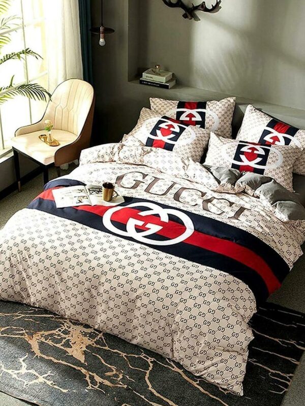 G  Premium Fashion Limited Luxury Brand Bedding Set Home Decor – Min00371