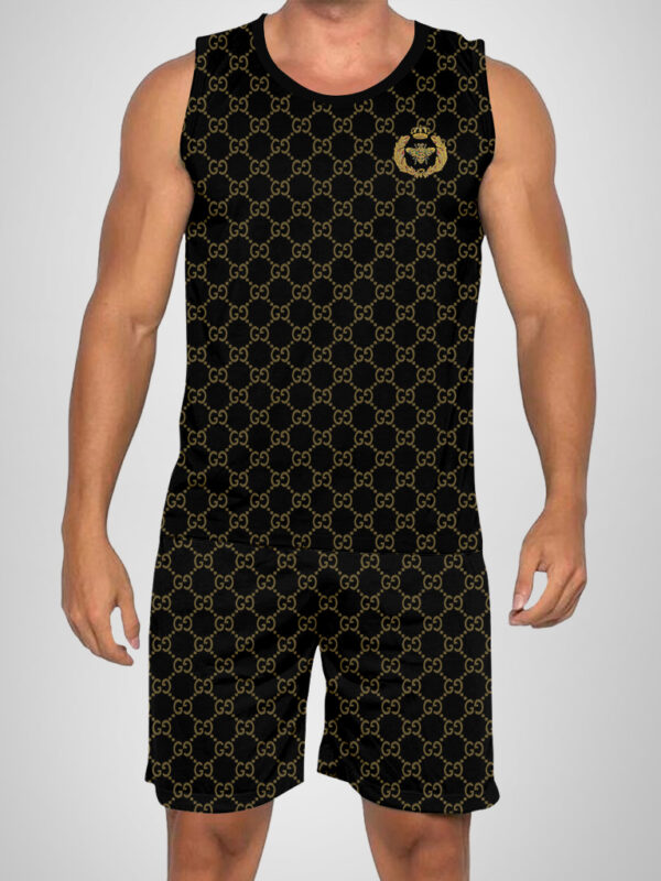 New 2025 -G Luxury Brand Premium Tanktop & Shorts Outfit For Men -Max012629