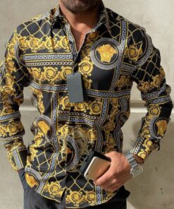 V -Luxury Long Sleeve Shirt CCY Max-Max07237