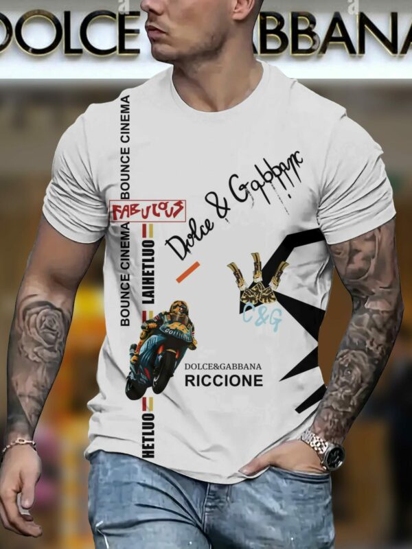 New 2025 – D Luxury Brand Premium T-Shirt Outfit For Men – Max012426