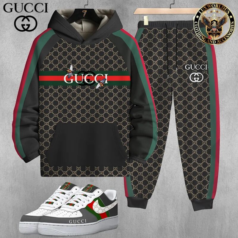New 2025,G  G Limited Edition Set Hoodie & Pants Match AF1 Sneaker – Max2408253580
