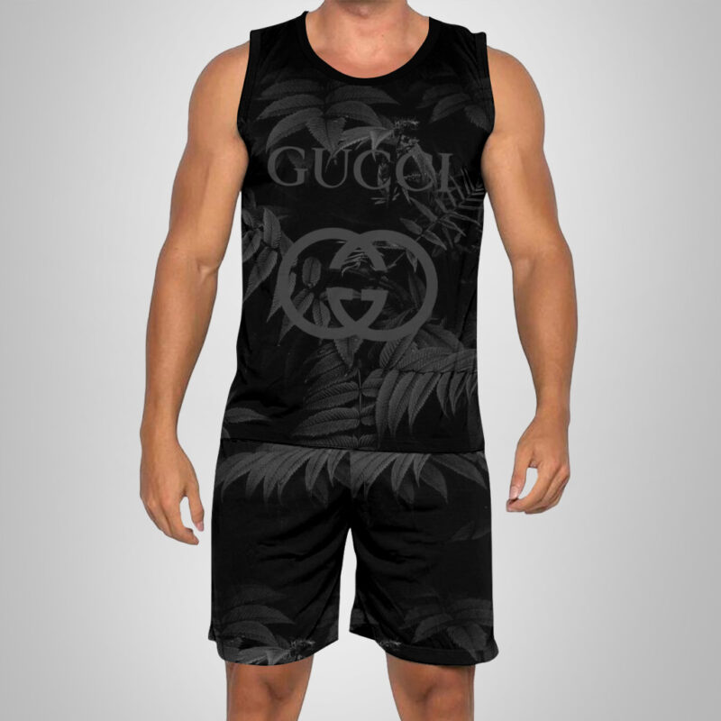 New 2025 -G Luxury Brand Premium Tanktop & Shorts Outfit For Men -Max012615