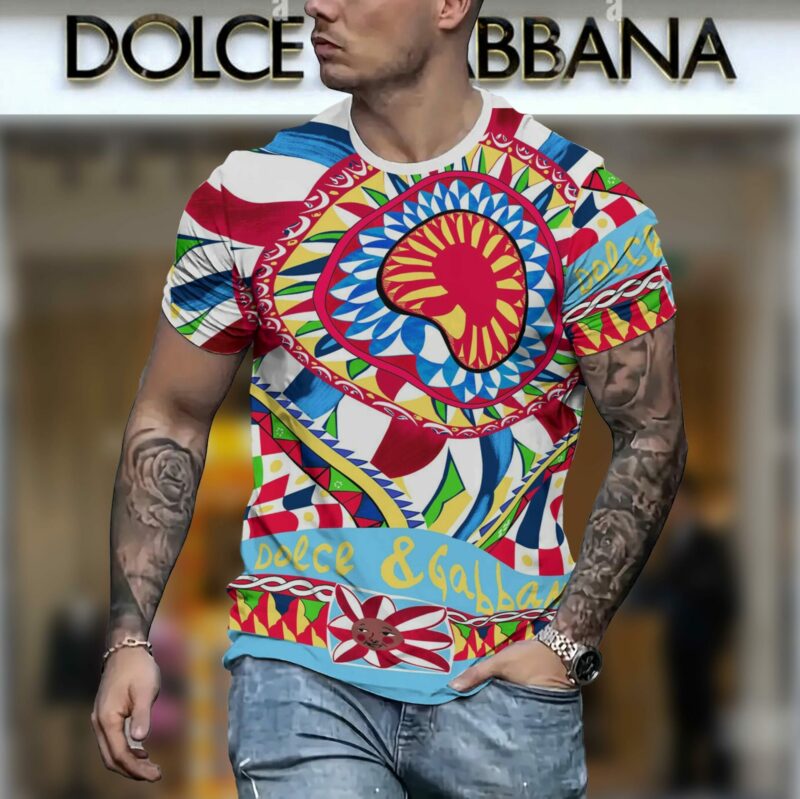 New 2025 – D Luxury Brand Premium T-Shirt Outfit For Men – Max012465
