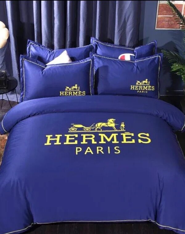 Hermes Limited Luxury Brand Bedding Set Home Decor – Max010123