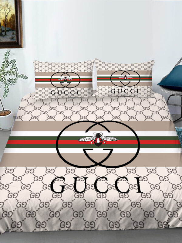 G  Premium Fashion Limited Luxury Brand Bedding Set Home Decor – Min00339