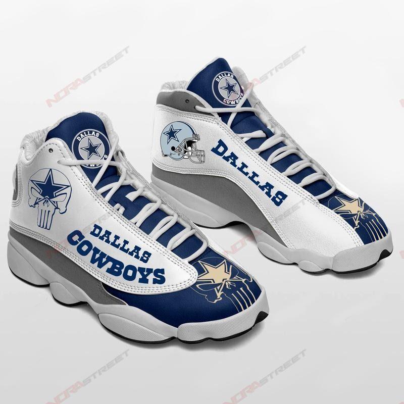 Dallas Cowboys Air Jordan 13 Shoes – Custom Sneaker – Max2407191985