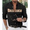 Men’s Long Sleeves Button Down Shirts -TDA002067